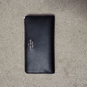 Luxury Kate Spade Darcy Wallet, Black